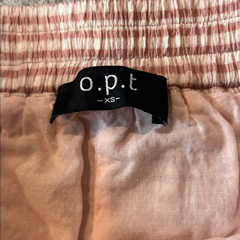 O.P.T Sana Two-Piece Set in Gingham Pink - Picture 12 of 15